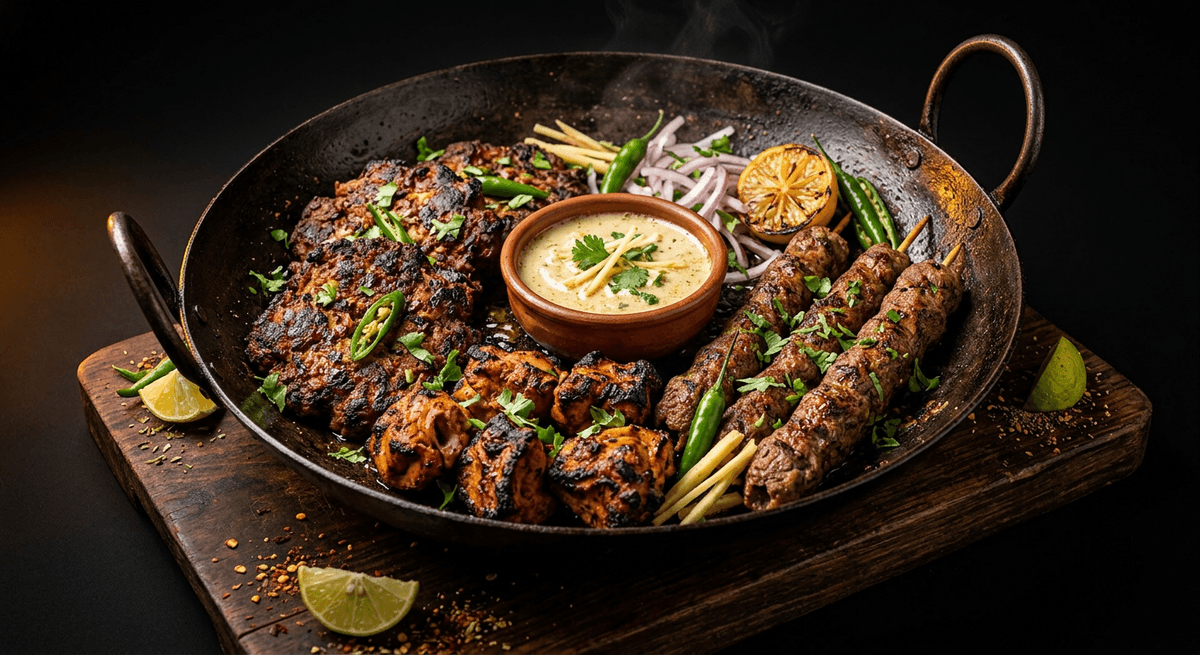 Peshaweri BBQ platter